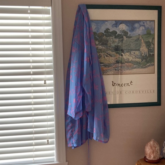 Sold 💘 floral kimono robe 💘 - Picture 6 of 7